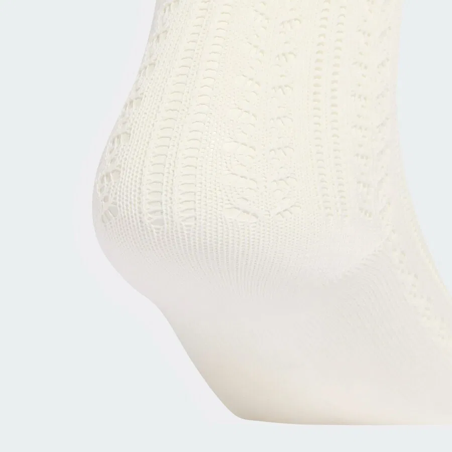 Белые гольфы ADIDAS ORIGINALS до колена — фото 4
