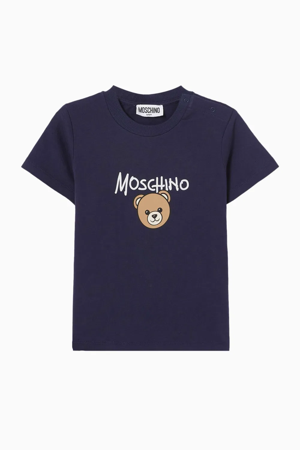 Футболка с логотипом Moschino, синий