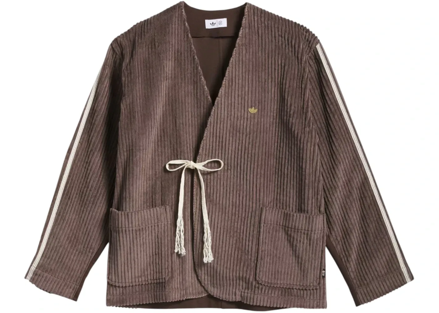 Мужская спортивная куртка с принтом Adidas x CLOT Edison Chen Sports Jacket, Dark Brown