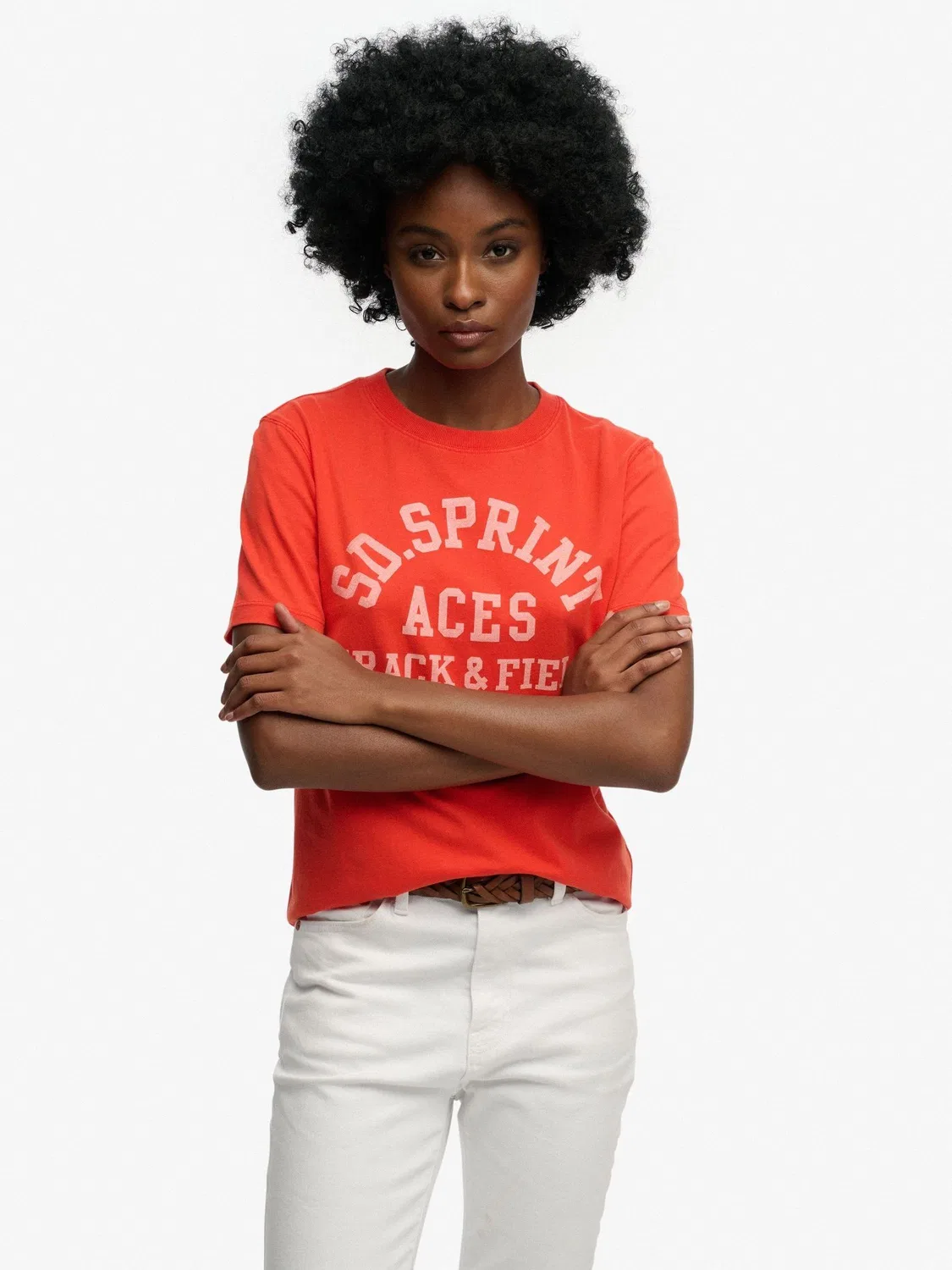 Футболка с карманом Vintage Prep Superdry, красный