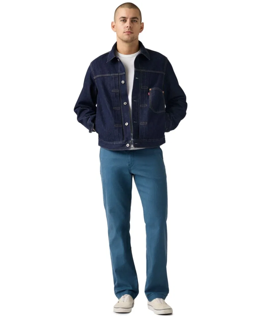Брюки чинос прямого кроя с зауженным силуэтом Levi's, Eternal Sea — фото 2