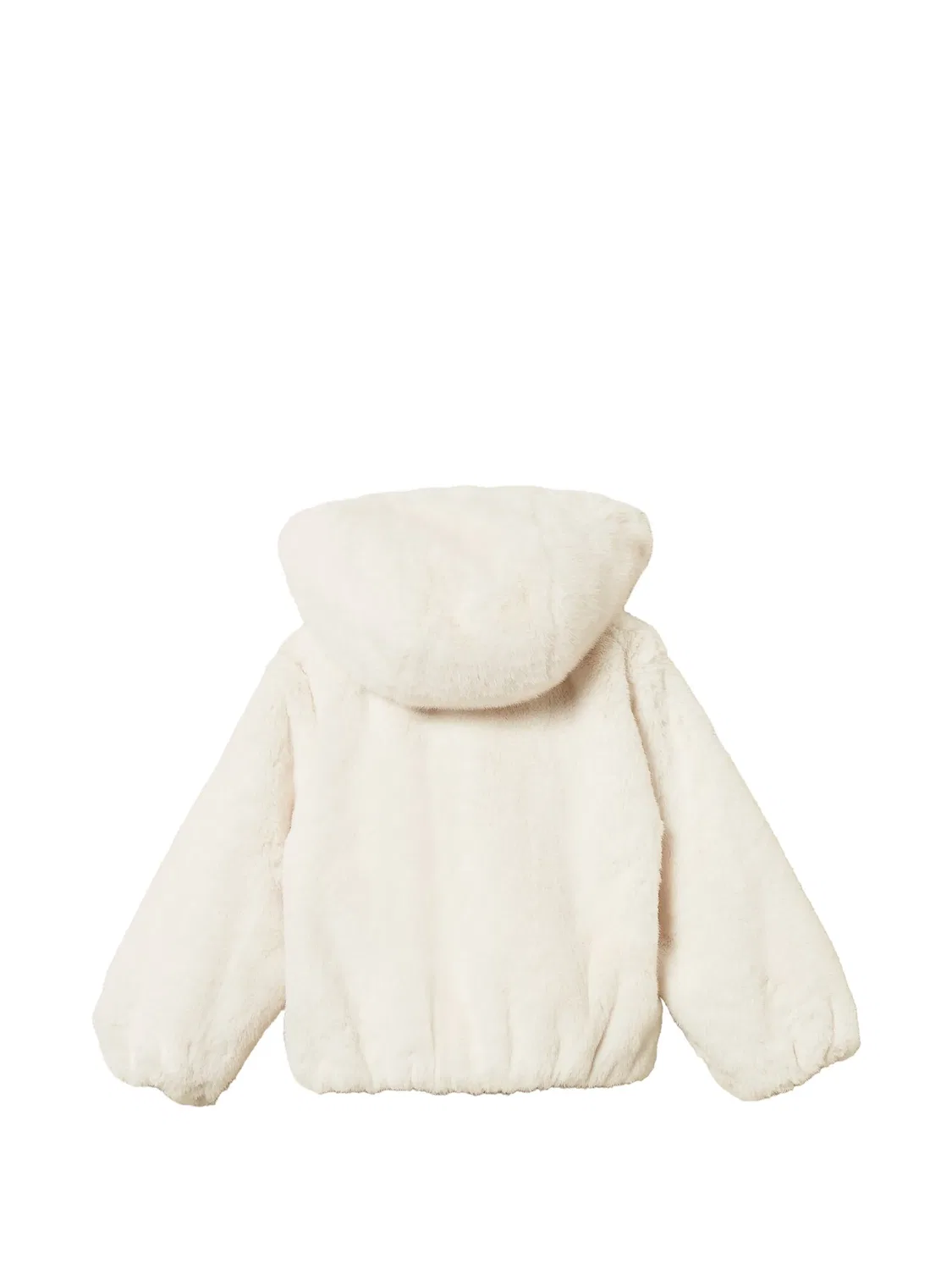 Куртка на молнии с капюшоном Twinset Kids, нейтральные цвета — фото 2