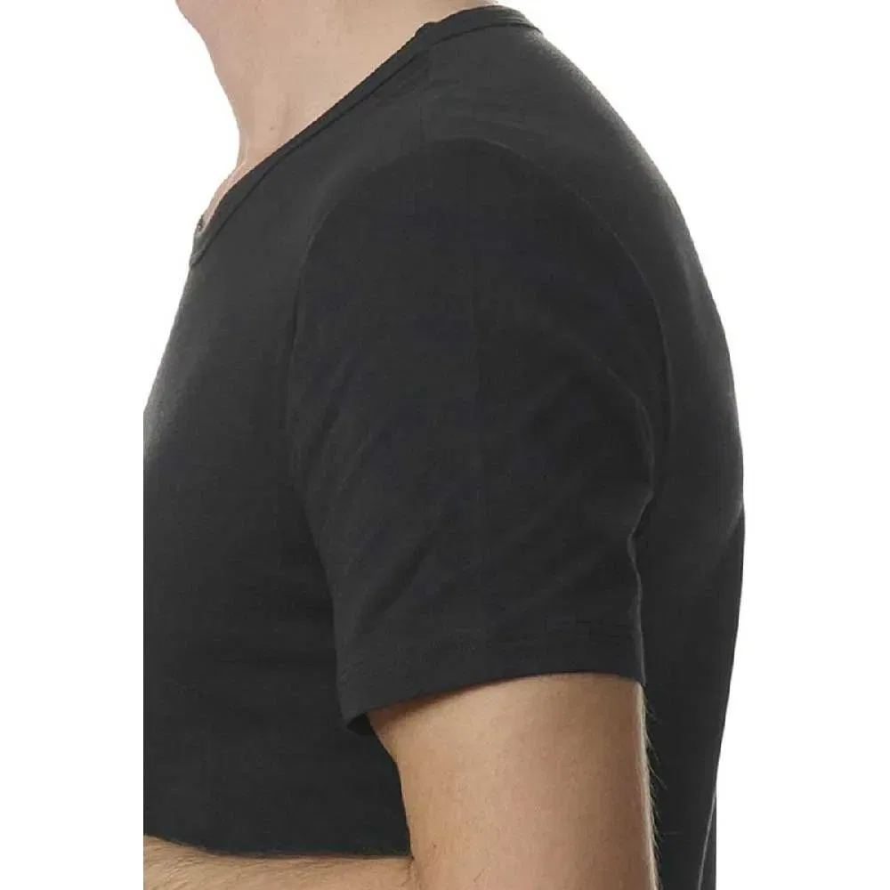 Комплект нижнего белья Active Flex Cotton из 2 штук с коротким рукавом Adidas, черный — фото 4