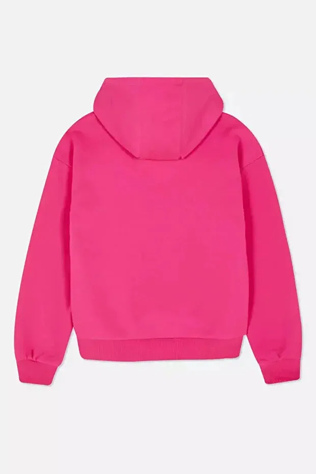 Детское худи для девочек с принтом Eat Eater Design Baxia, Pink4 — фото 2