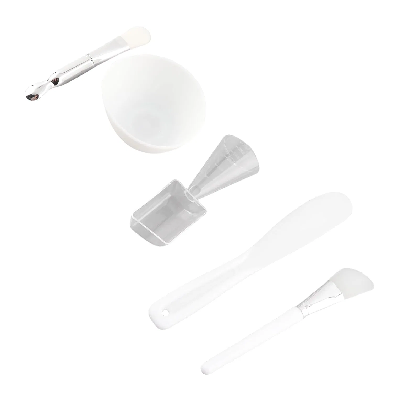 Generic DIY маска для лица инструмент, Silicone Brush, набор 5 предметов — фото 2