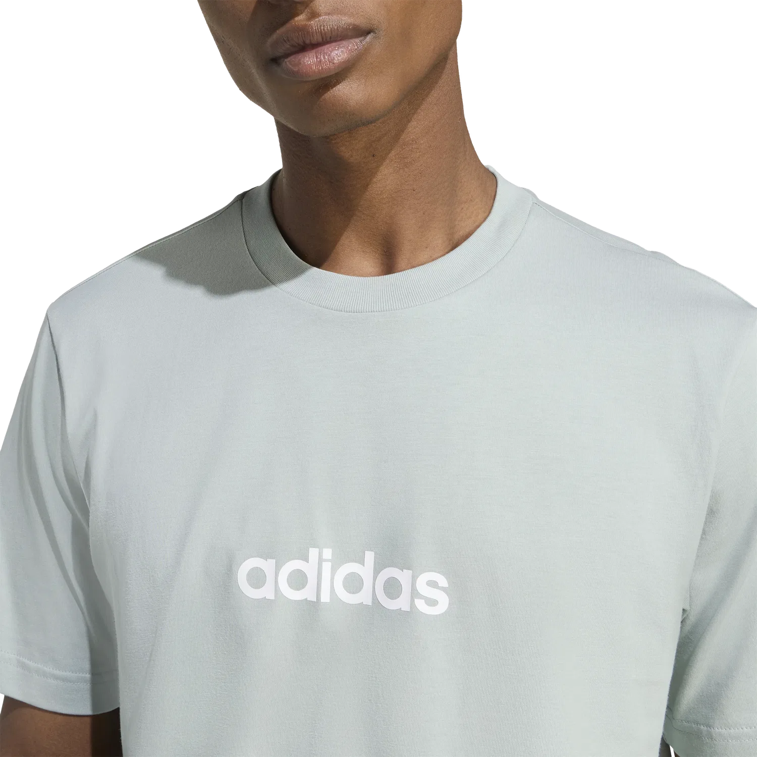 Мужская футболка с круглым вырезом Adidas, цвет Mint — фото 4
