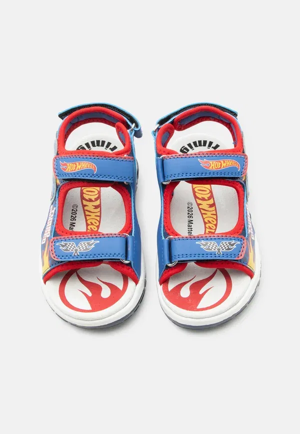 Сандалии с открытым носом Hot wheels blinky Primigi, Avio/Red, красный