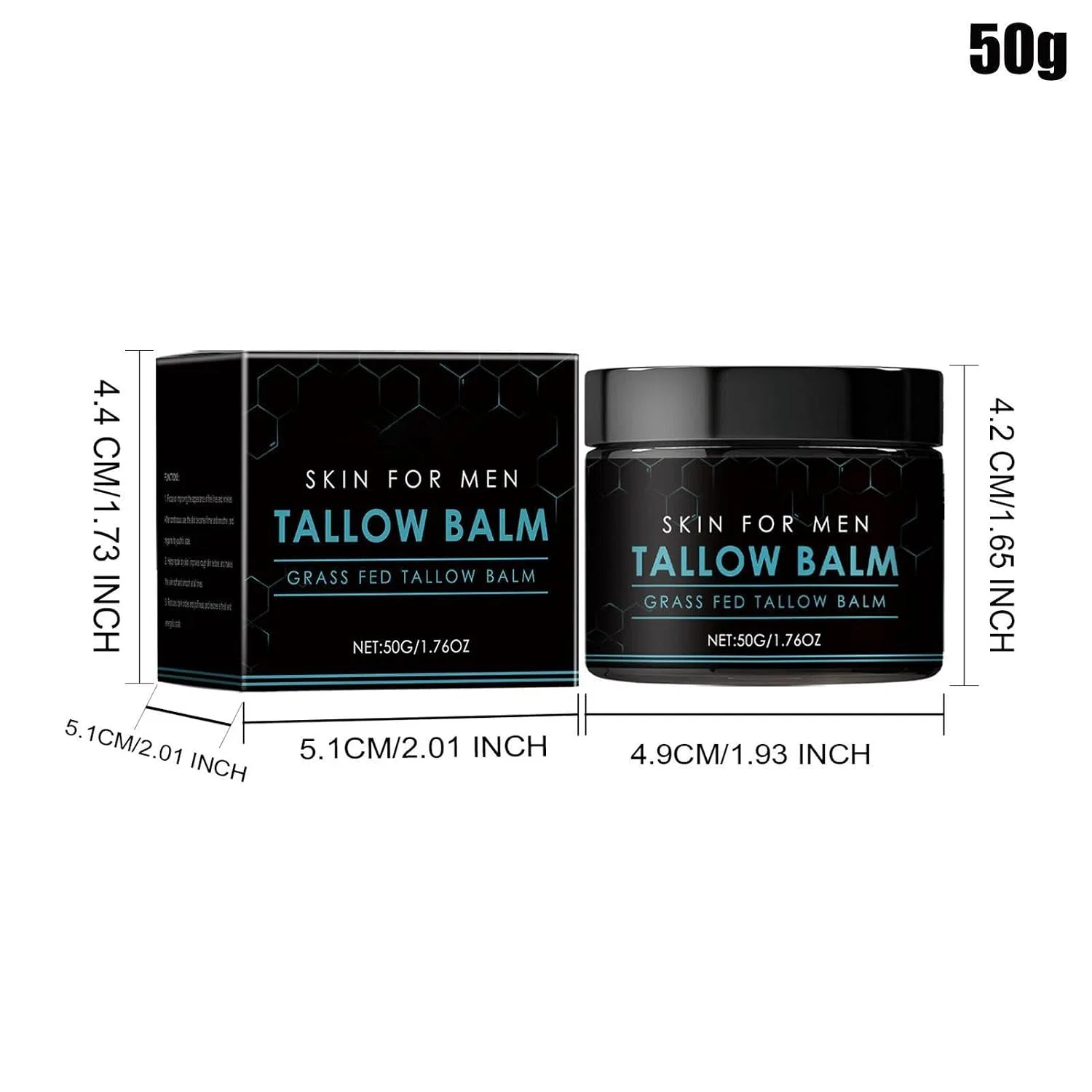 Увлажняющий крем для лица, Men's Face Cream, Generisch, 50 г — фото 2