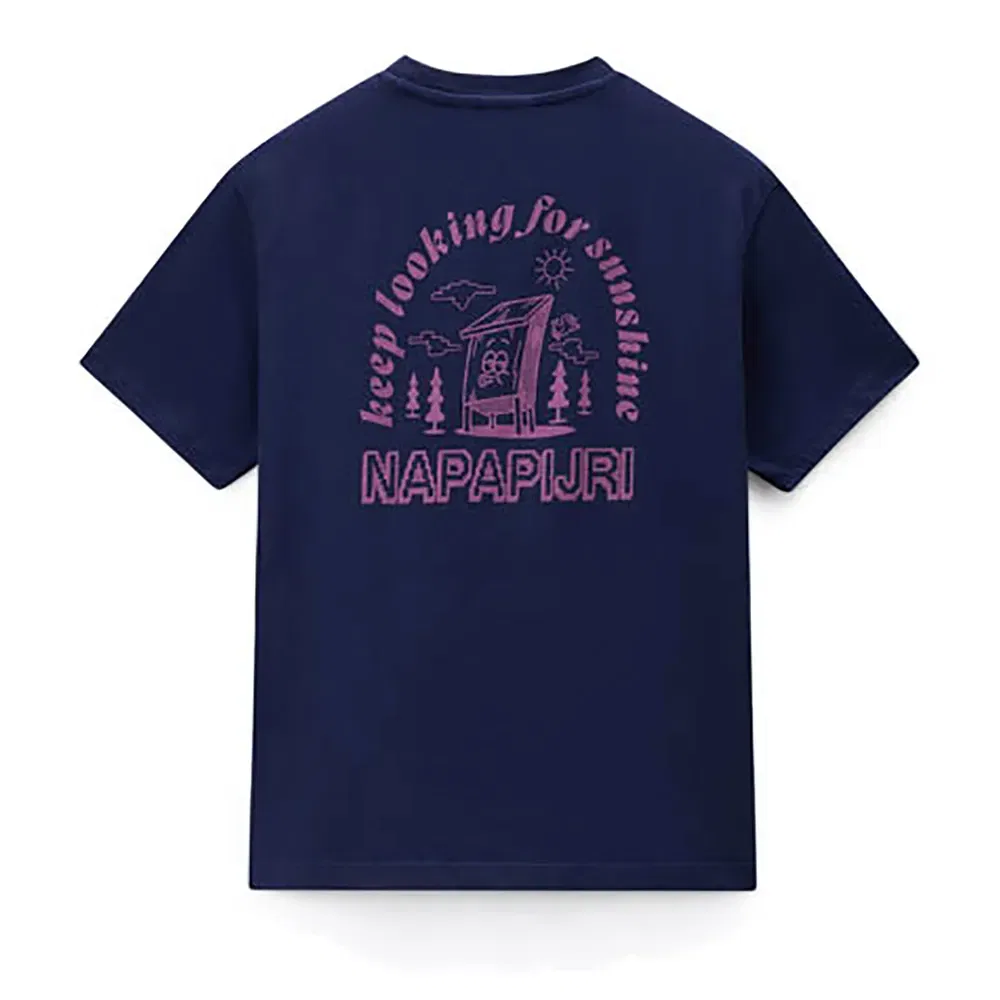 Детская футболка с принтом Tipi Napapijri, Blue — фото 4