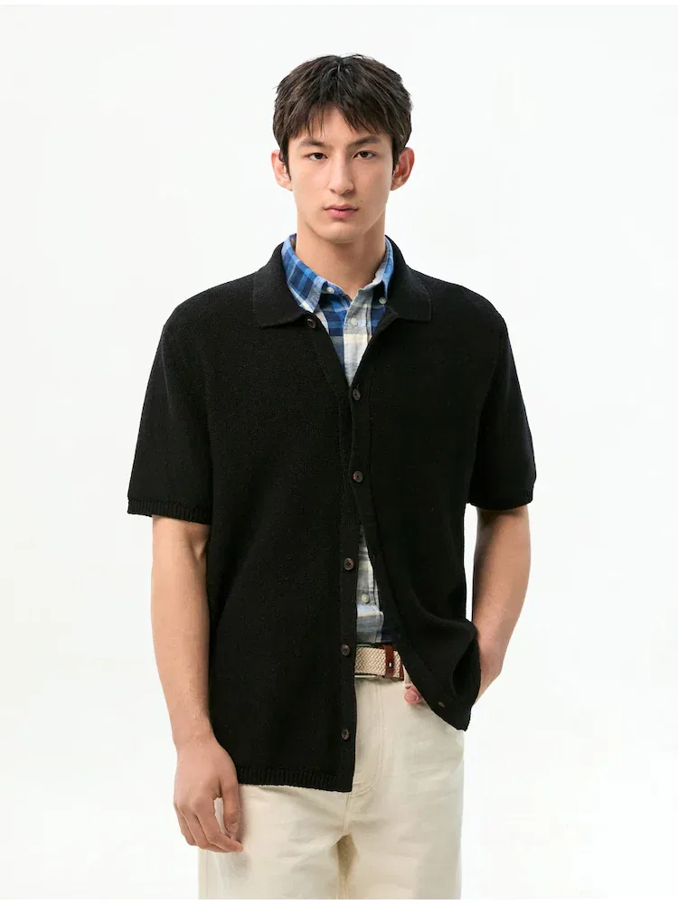 Кардиган из хлопкового трикотажа TOMMY HILFIGER, Black