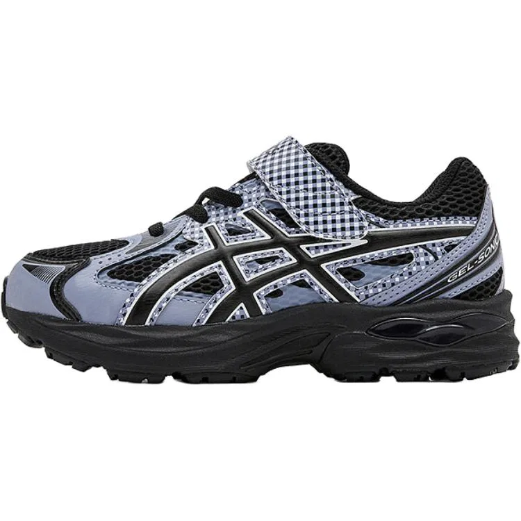 Детские кроссовки для бега с сетчатым верхом ASICS, Черный