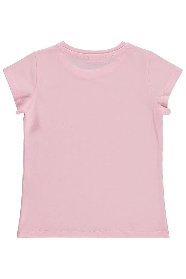 Детская футболка для девочек с принтом Summer Floral Vibes Civil Girls, Pink — фото 2