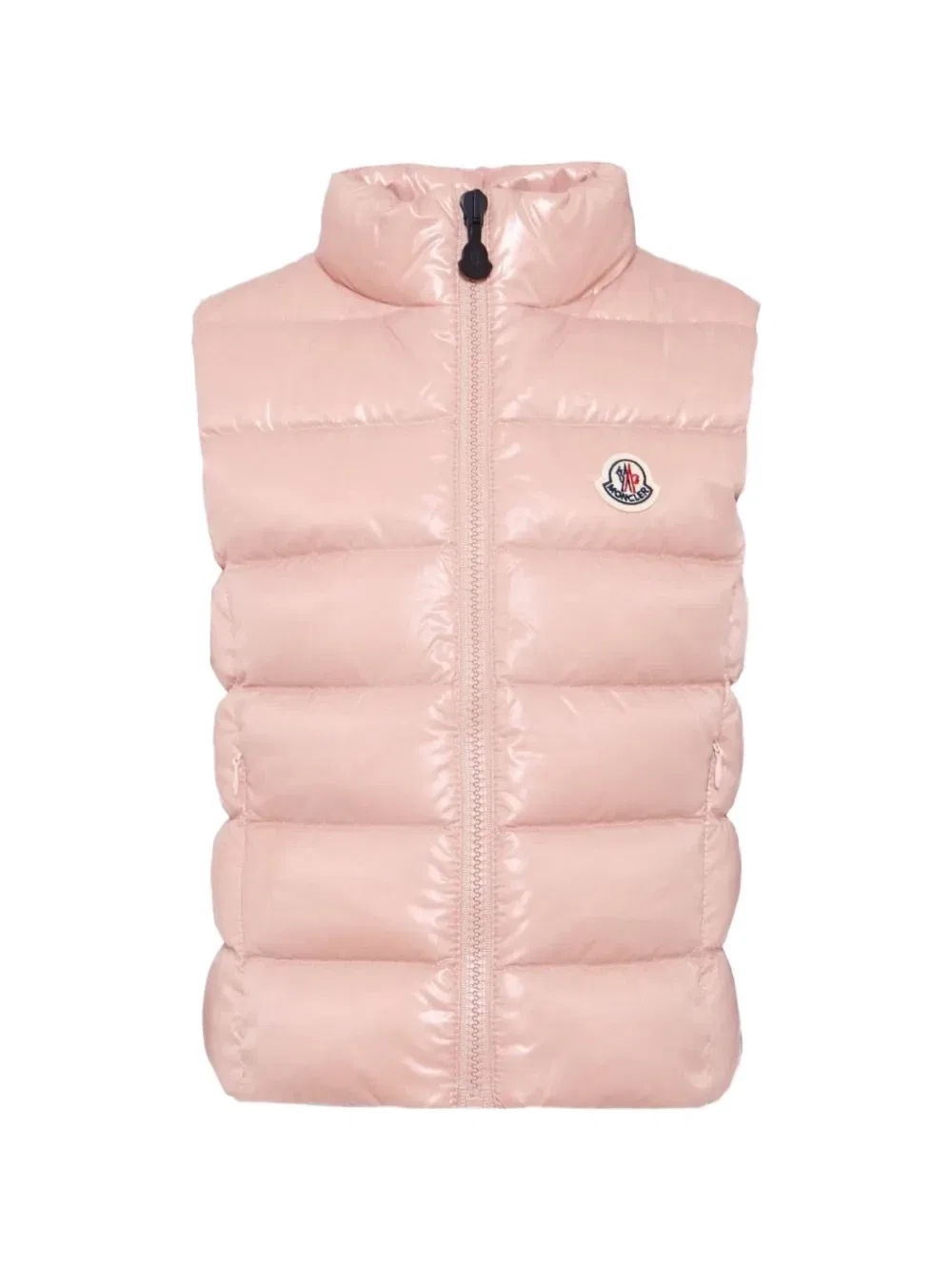 Стеганый жилет Moncler Enfant, розовый