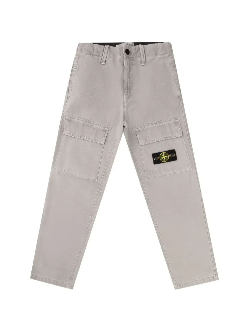 Брюки карго с нашивкой Stone Island Junior, серый