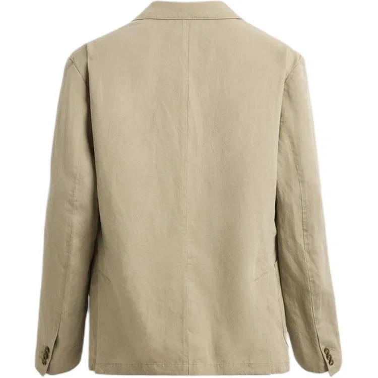 Мужской деловой костюм с лацканами-вырезом Beige ZARA, Beige — фото 3