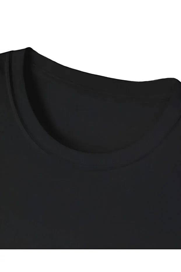 Детская футболка с длинным рукавом с принтом Ataturk Printed Long Sleeve Haha, Black — фото 3