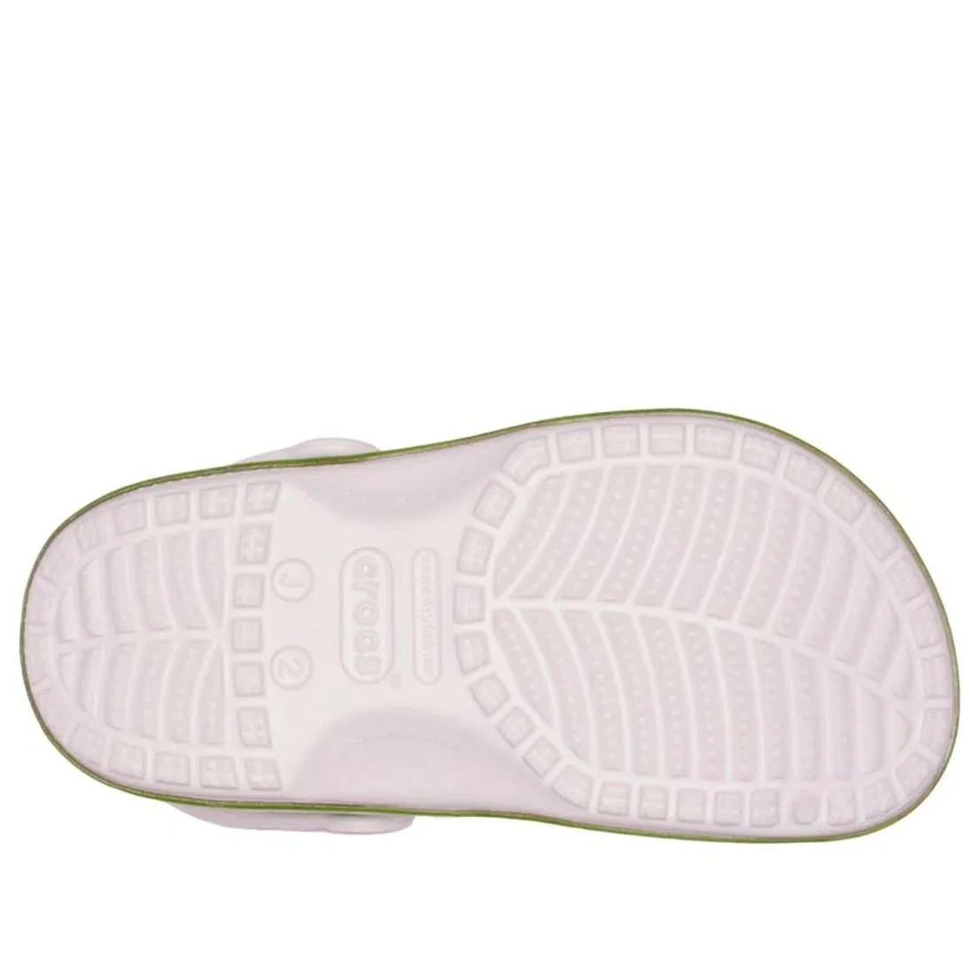 Детские сандалии с резиновым верхом Classic Clog Minecraft Cherry Blossom 'Pink Green' Crocs, Pink/Green — фото 4