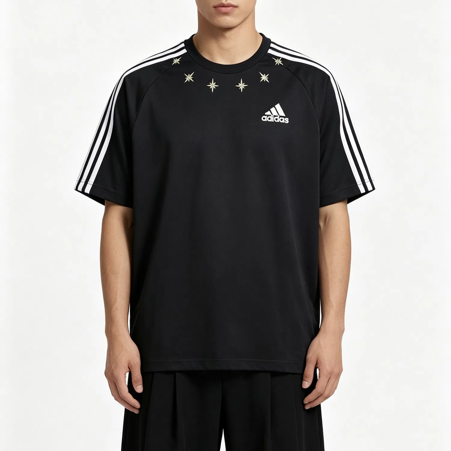Футболка повседневная Adidas, Black — фото 4