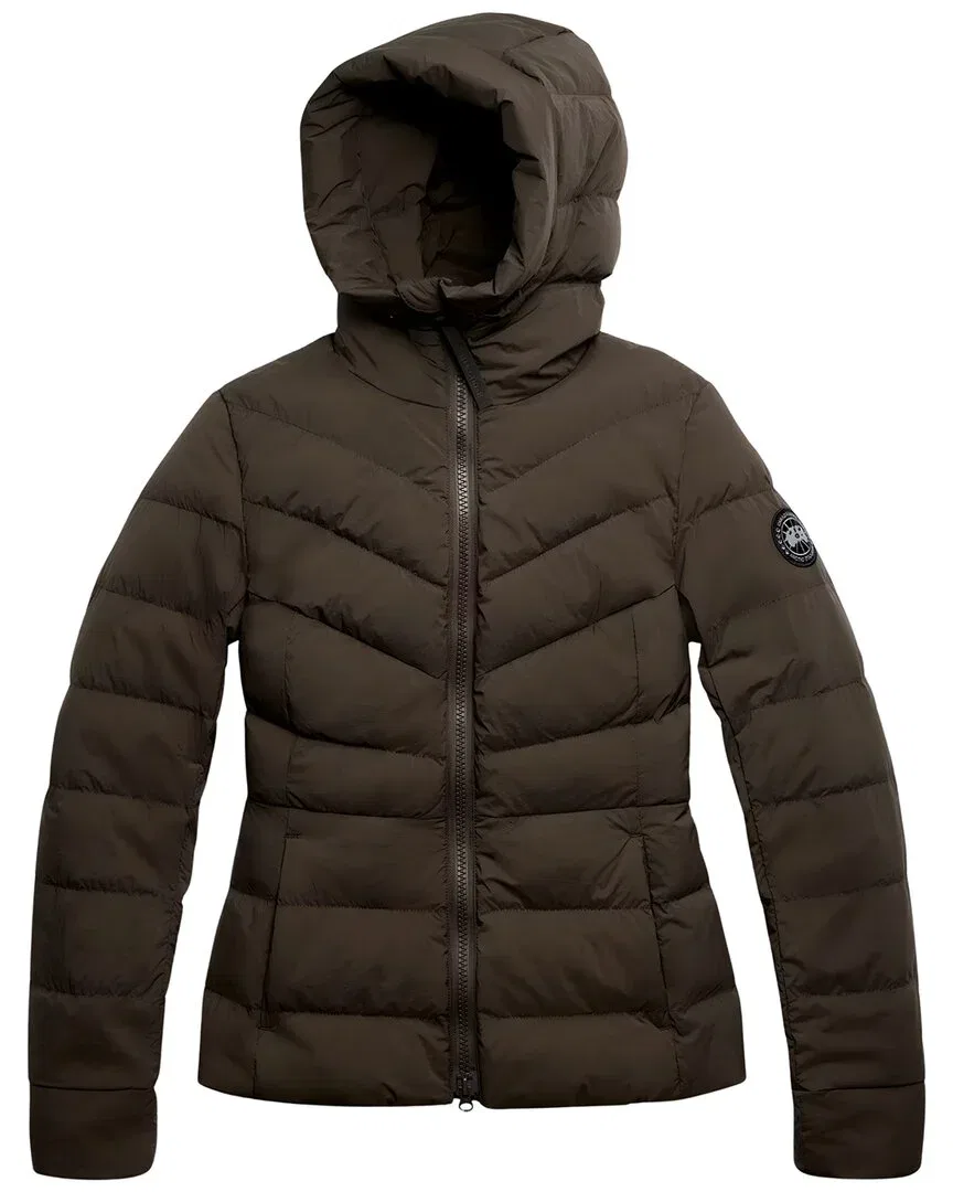Женский пуховик с приталенным силуэтом Clair Down Jacket Canada Goose, коричневый