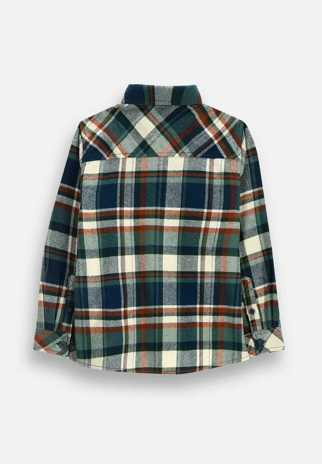 Koszula flanelowa w kratę (m-zc6136102abk-022-116) - рубашка Coccodrillo, Multi-Coloured — фото 2
