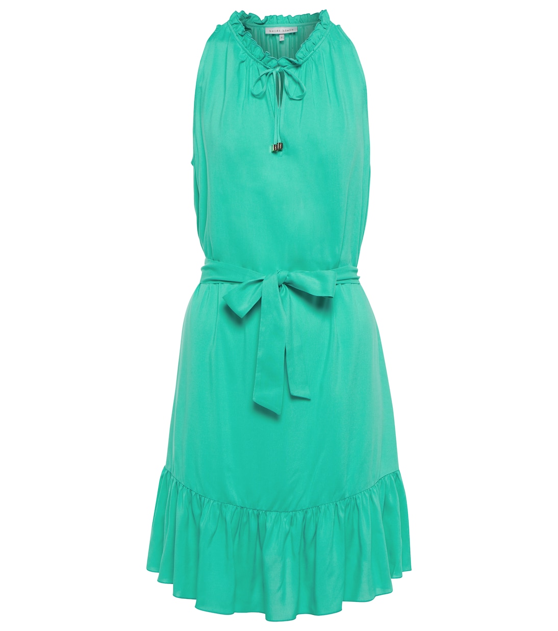 

Мини-платье с оборками Heidi Klein, зеленый