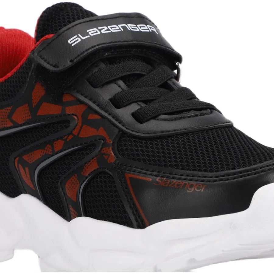 Кроссовки детские с липучкой KANNER I Slazenger, Бело-оранжевый — фото 4