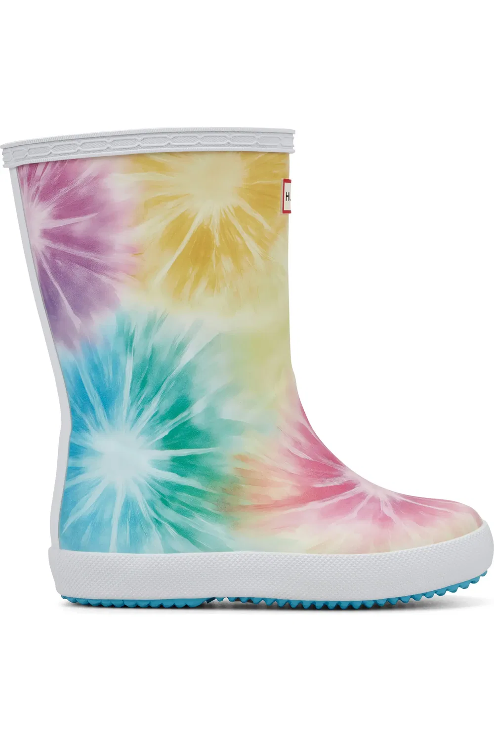 Детские сапоги дождевые First Classic Rain Boot Hunter, White Tie Dye — фото 3