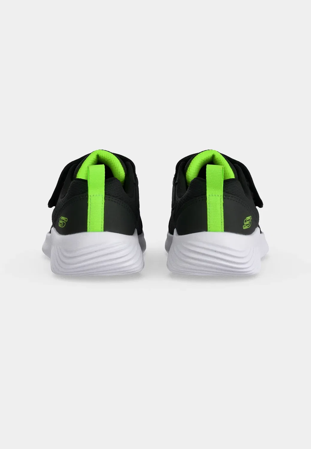 Баундер - кроссовки Skechers, Black/Lime — фото 4