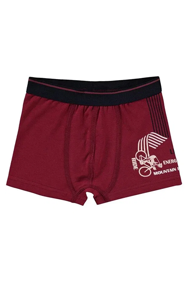 Детский комплект боксеров для мальчиков с принтом Bike Civil Boys, Standard — фото 4