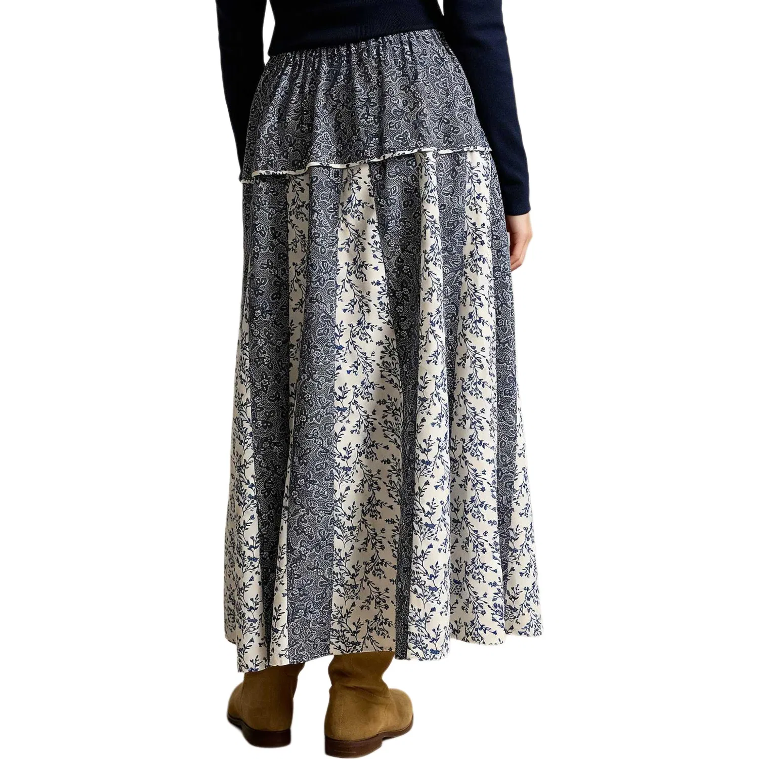 Женская юбка-трапеция Casual Long Skirts Multicolor Polo Ralph Lauren, Multicolor — фото 3