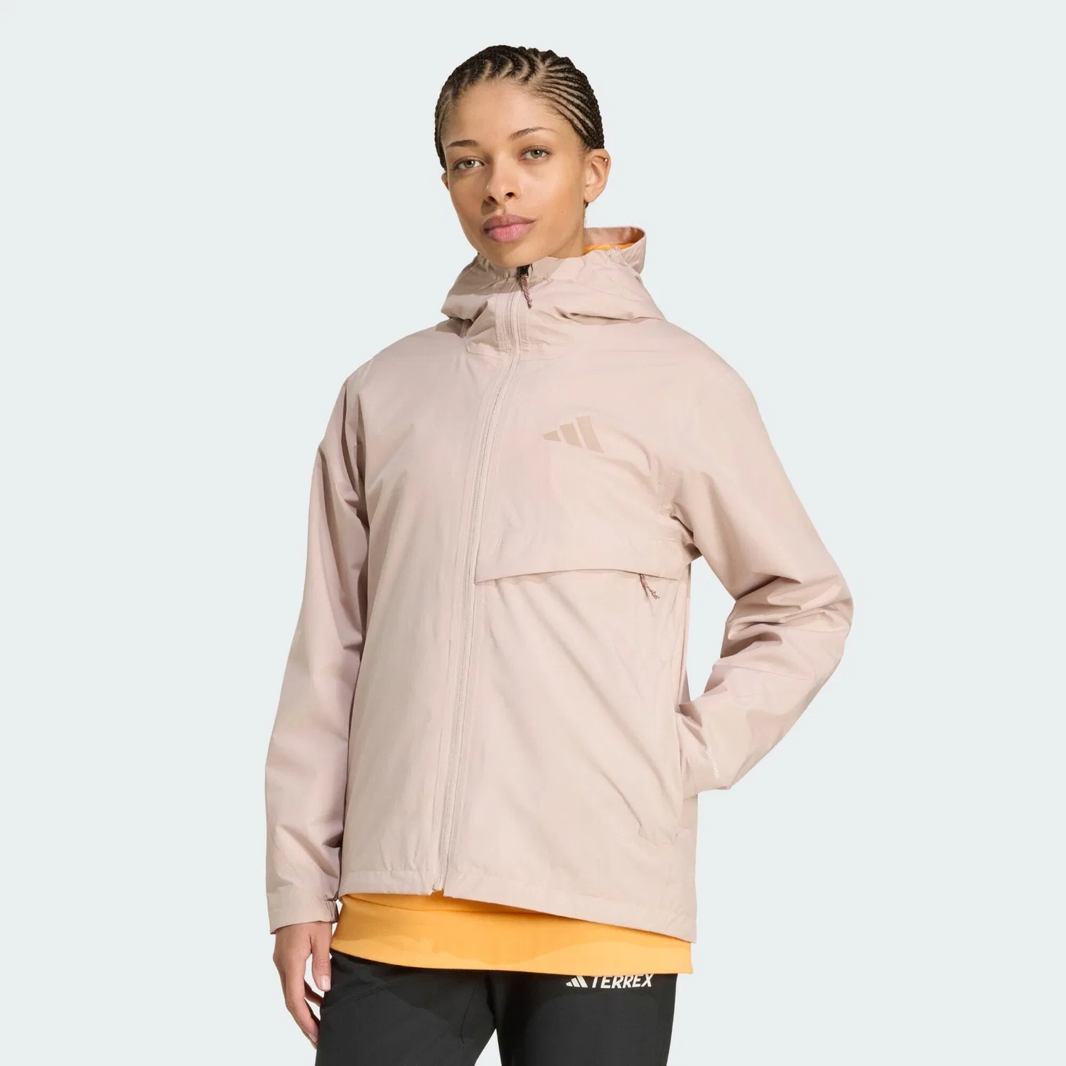 Мужская ветрозащитная куртка Terrex Multi 2 Layer CLIMAPROOF Adidas, Taupebeige