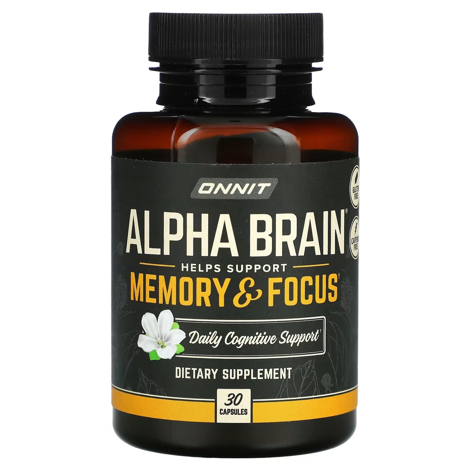 

Onnit Alpha Brain память и концентрация, 30 капсул