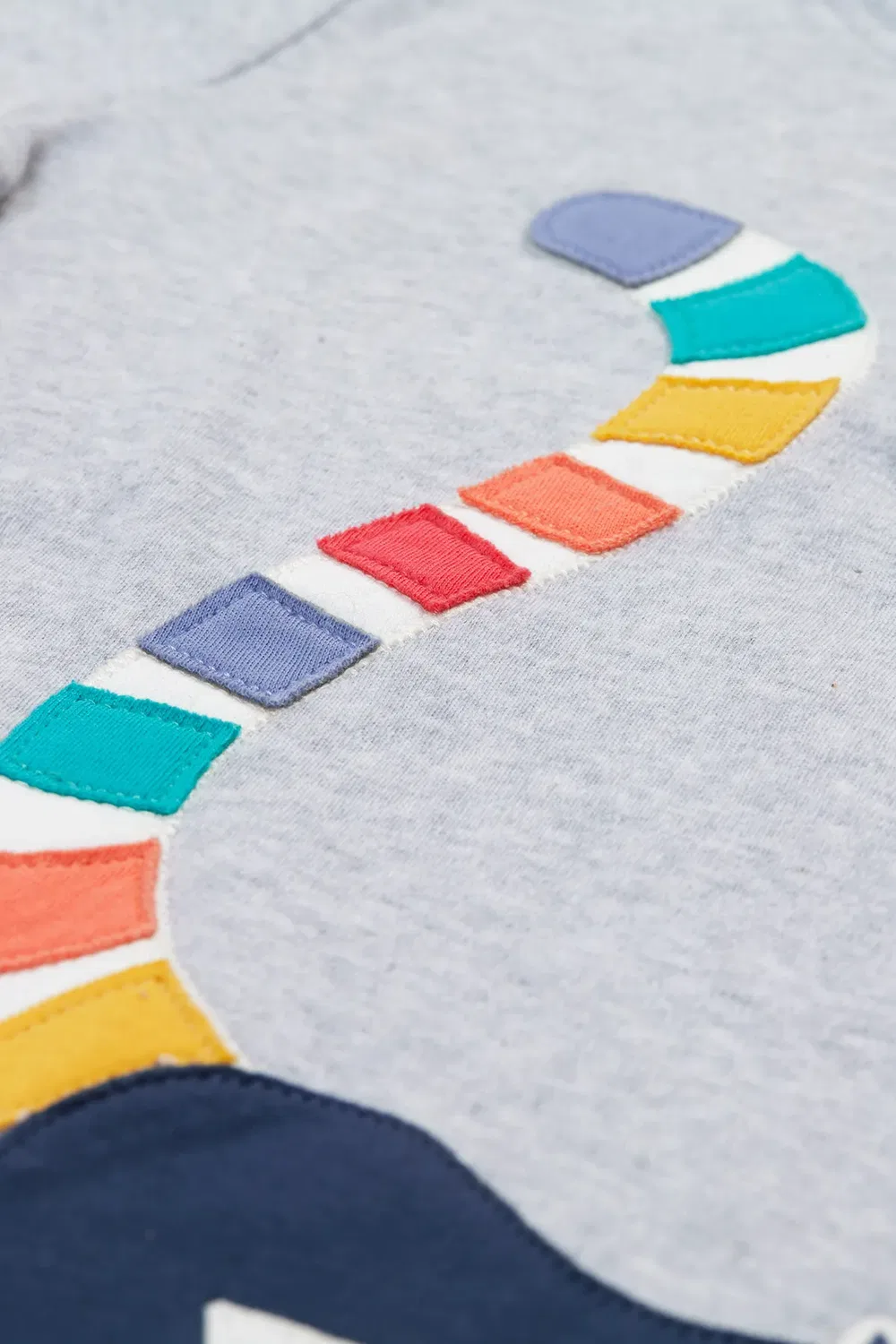 Детская футболка с аппликацией Carsen Frugi, Grey — фото 3