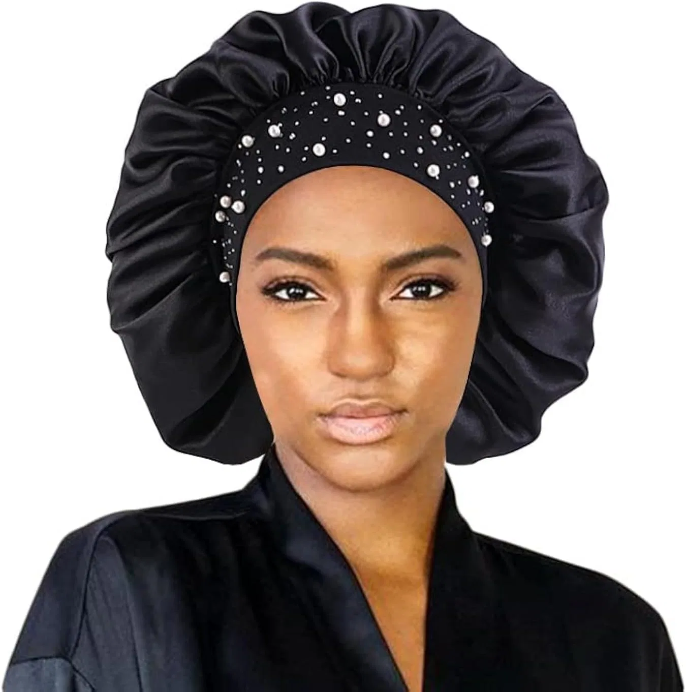 Шапочка для душа Satin Bonnet, YeeMan, черный