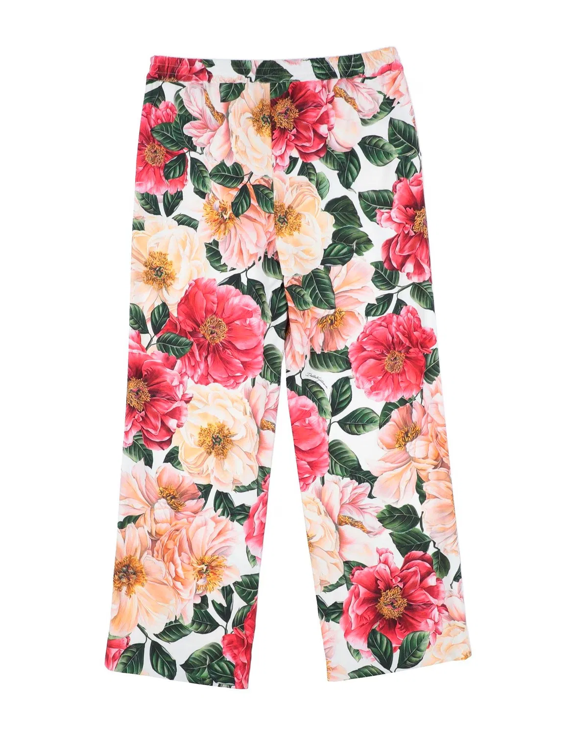 Брюки с цветочным принтом Dolce&Gabbana, розовый — фото 2