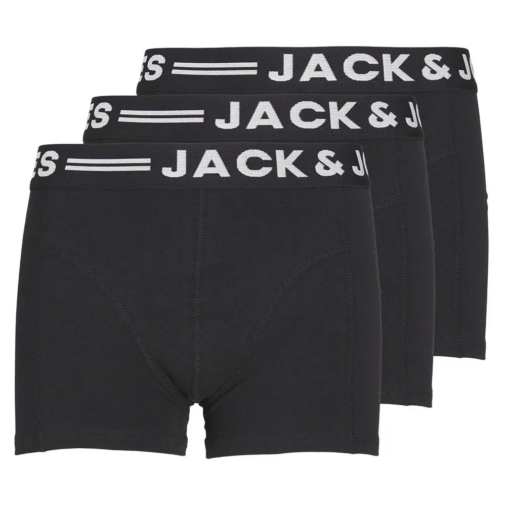 Комплект боксеров Sense 3 штуки Jack & Jones, черный