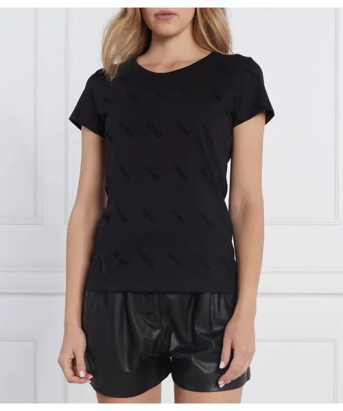 

Футболка Slim fit Liu Jo, черный