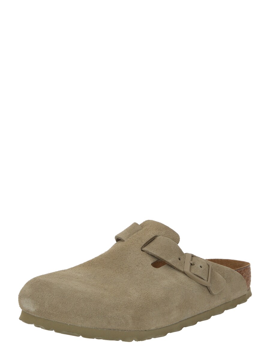 Классические слипоны BIRKENSTOCK Mules Boston LEVE, хаки