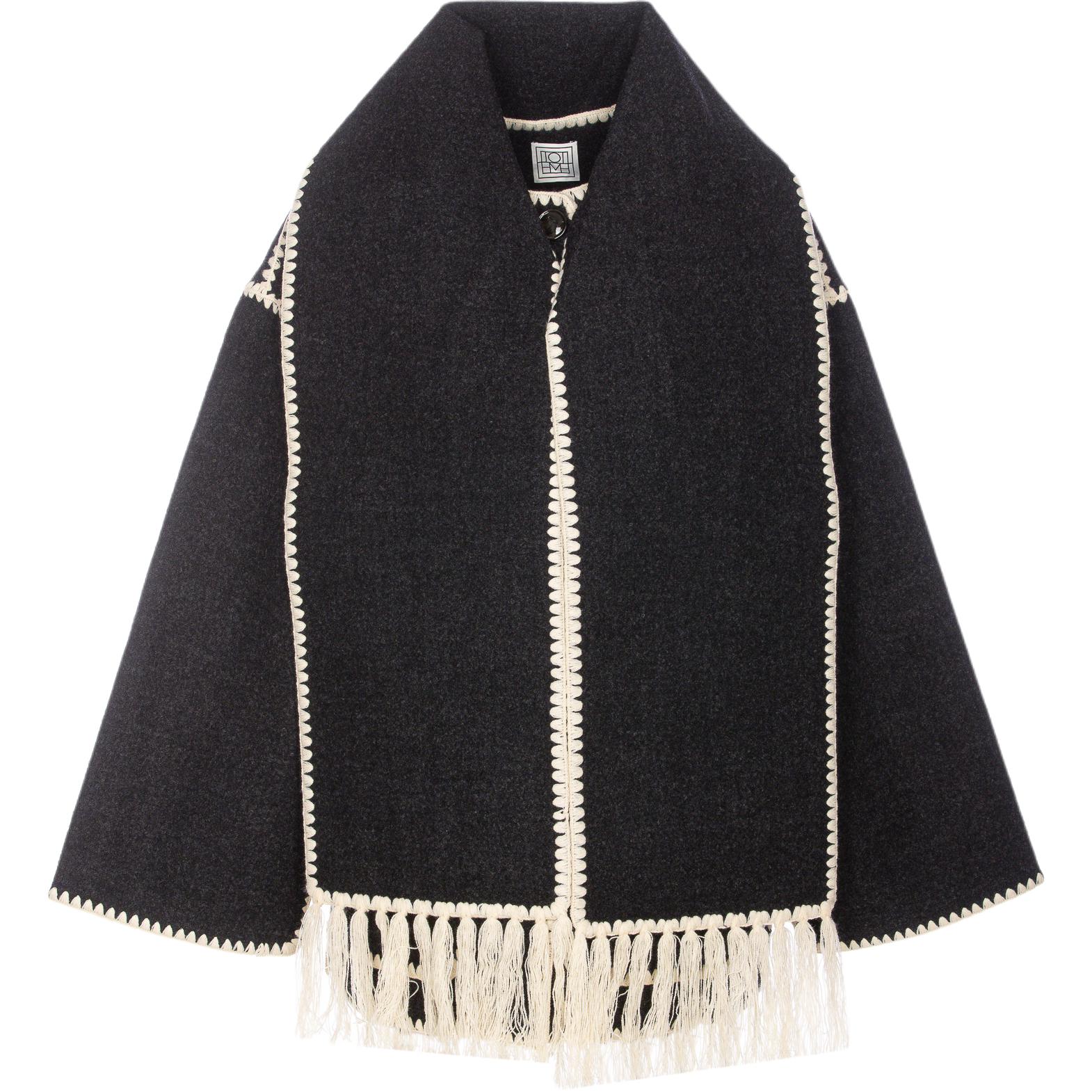 

TOTEME Куртка с капюшоном-шарфом, Black