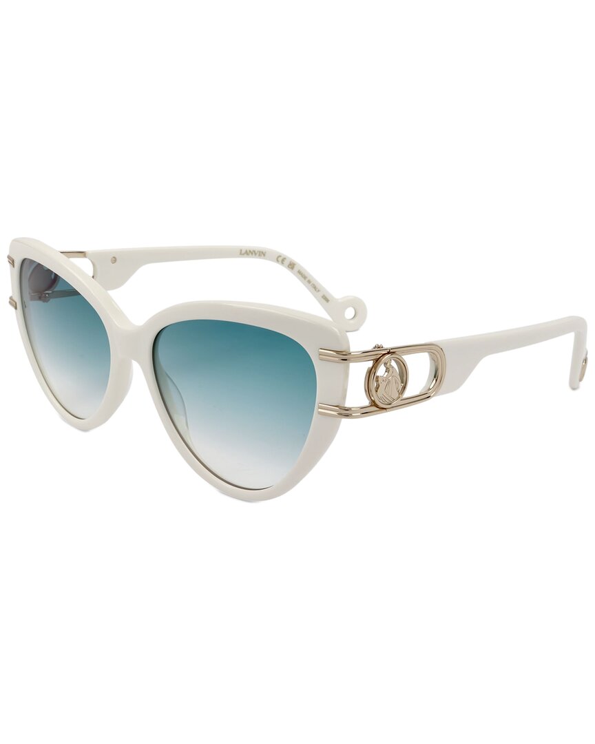 

LANVIN женские солнцезащитные очки LVN643S 56 мм, белый