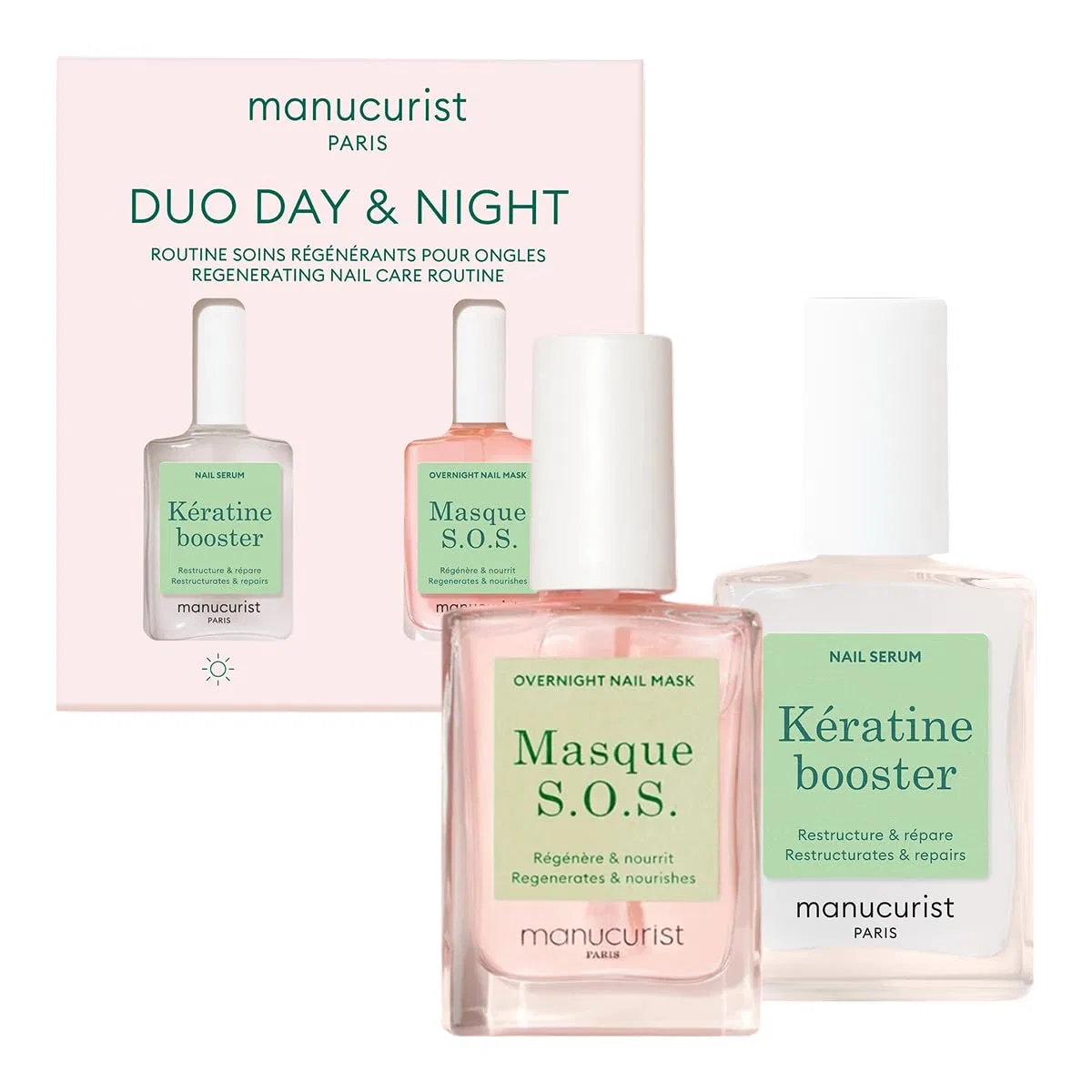 Набор для ухода за ногтями Manucurist Duo Day & Night Manucurist, Duo Day & Night