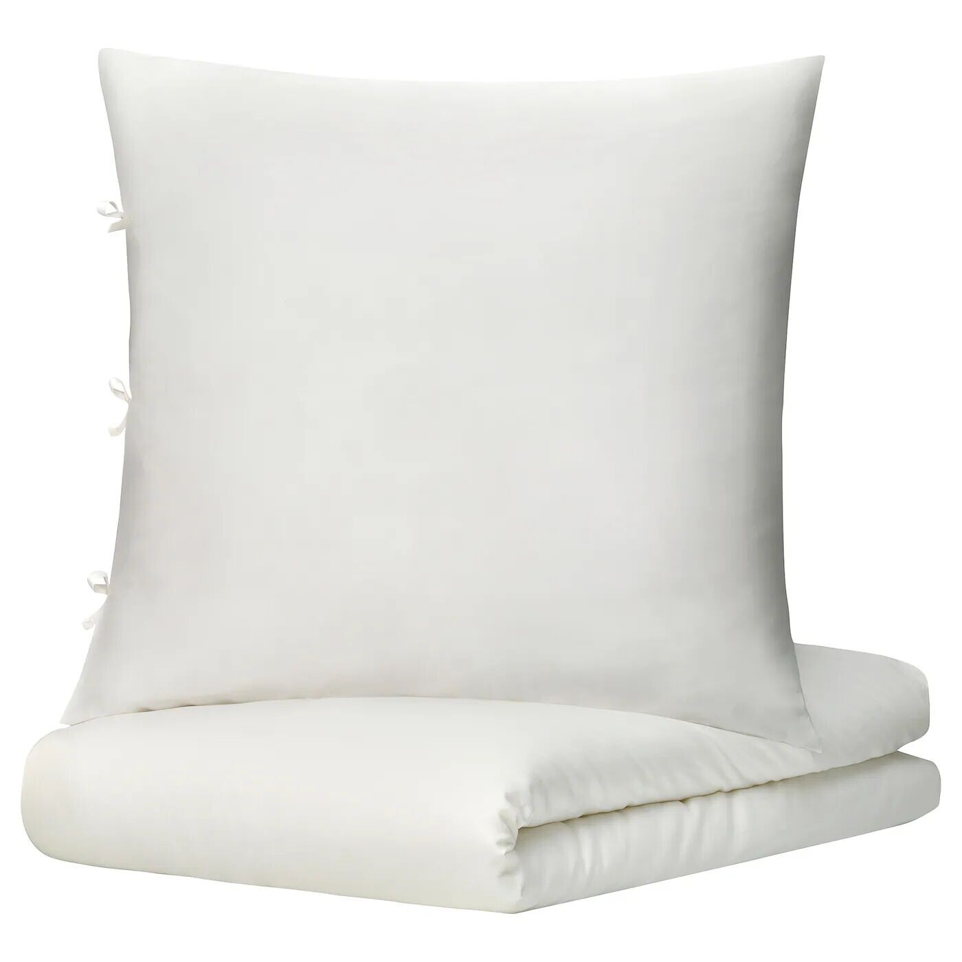 

Комплект постельного белья, 3 шт., белый, 240х220/80х80 см, KRITSUGA IKEA