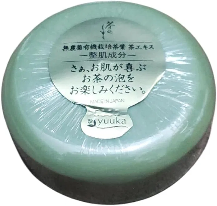 Мыло твердое Yuuka Chapi Tea Soap, 110 г, чай — фото 2