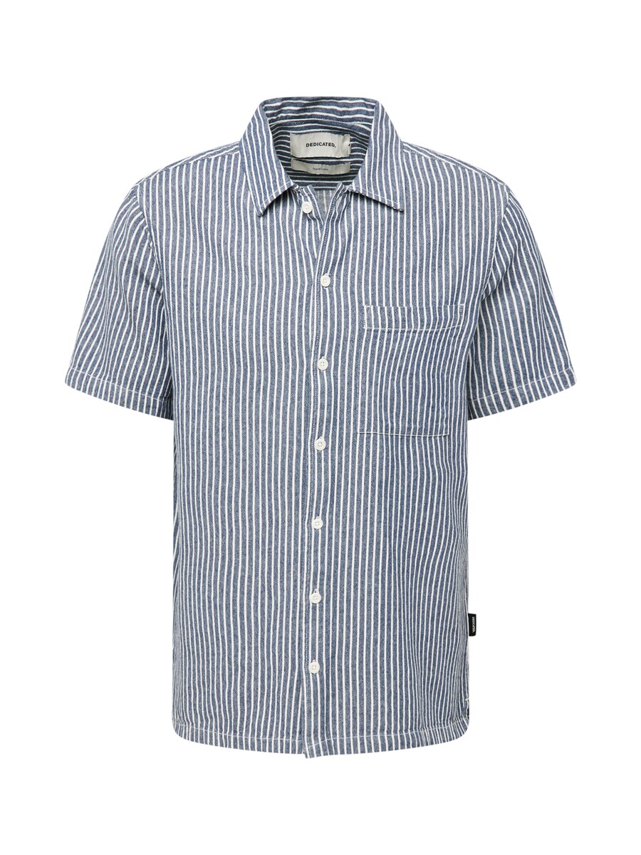 

Повседневная рубашка DEDICATED. Regular fit Button Up Shirt Brantevik, сапфировый