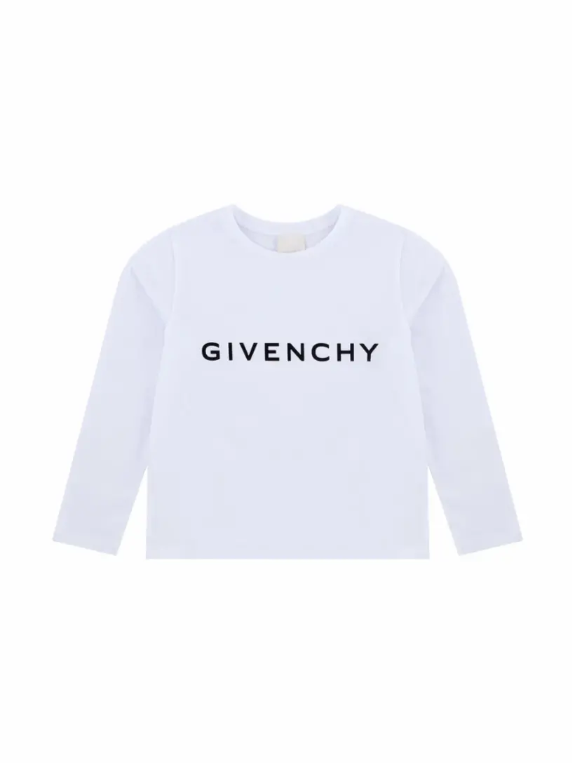 

Хлопковый лонгслив с логотипом Givenchy, белый
