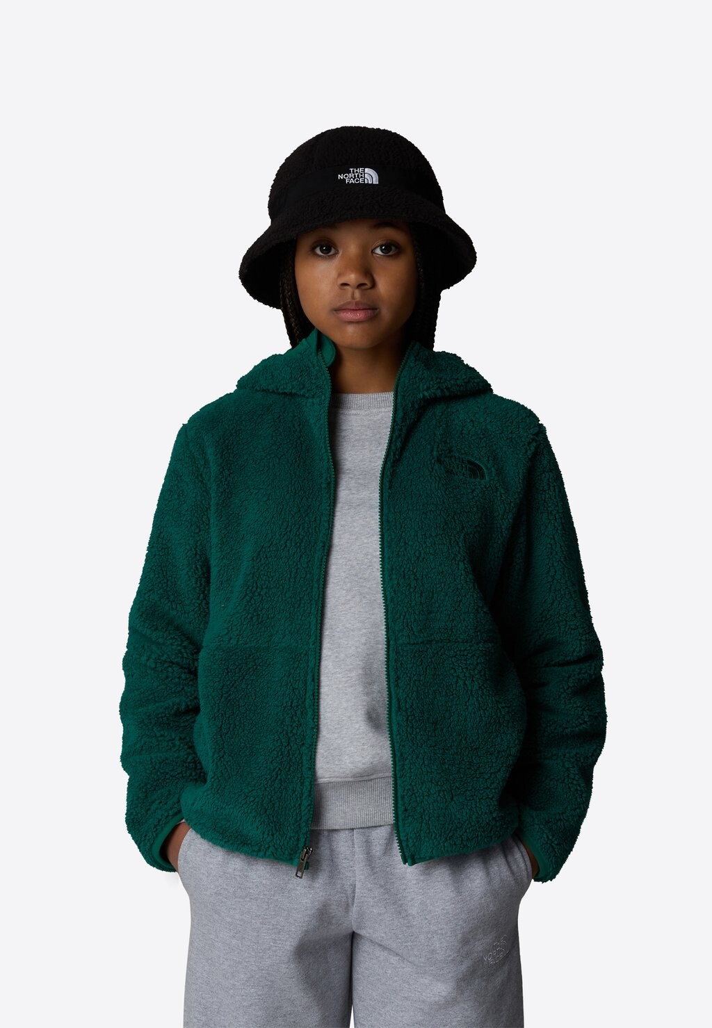 

Флисовая куртка CAMPSHIRE The North Face, темно-зеленый