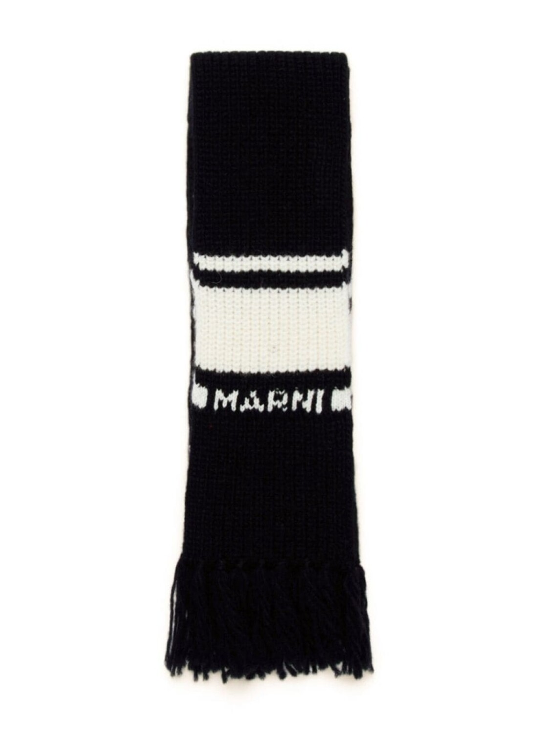 

Marni Kids шарф с логотипом, черный