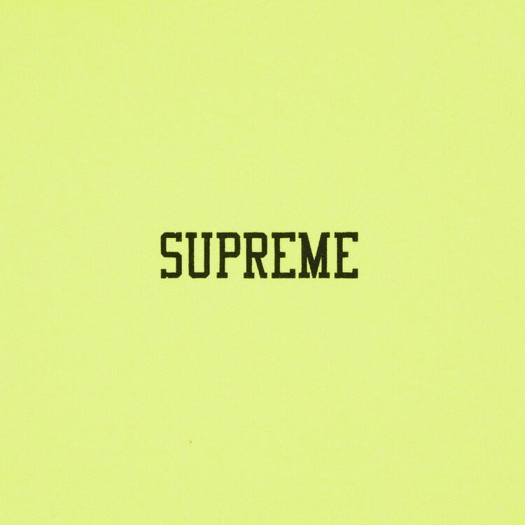 Толстовка Supreme On God Hooded Sweatshirt, цвет Bright Yellow — фото 3