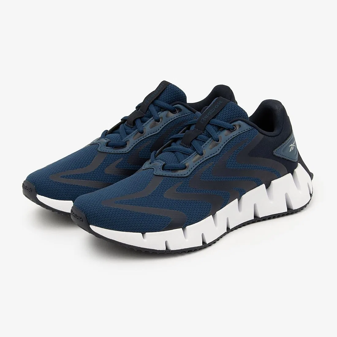 Кроссовки Reebok Unisex Zig Rise, Batik Blue White Black — фото 3