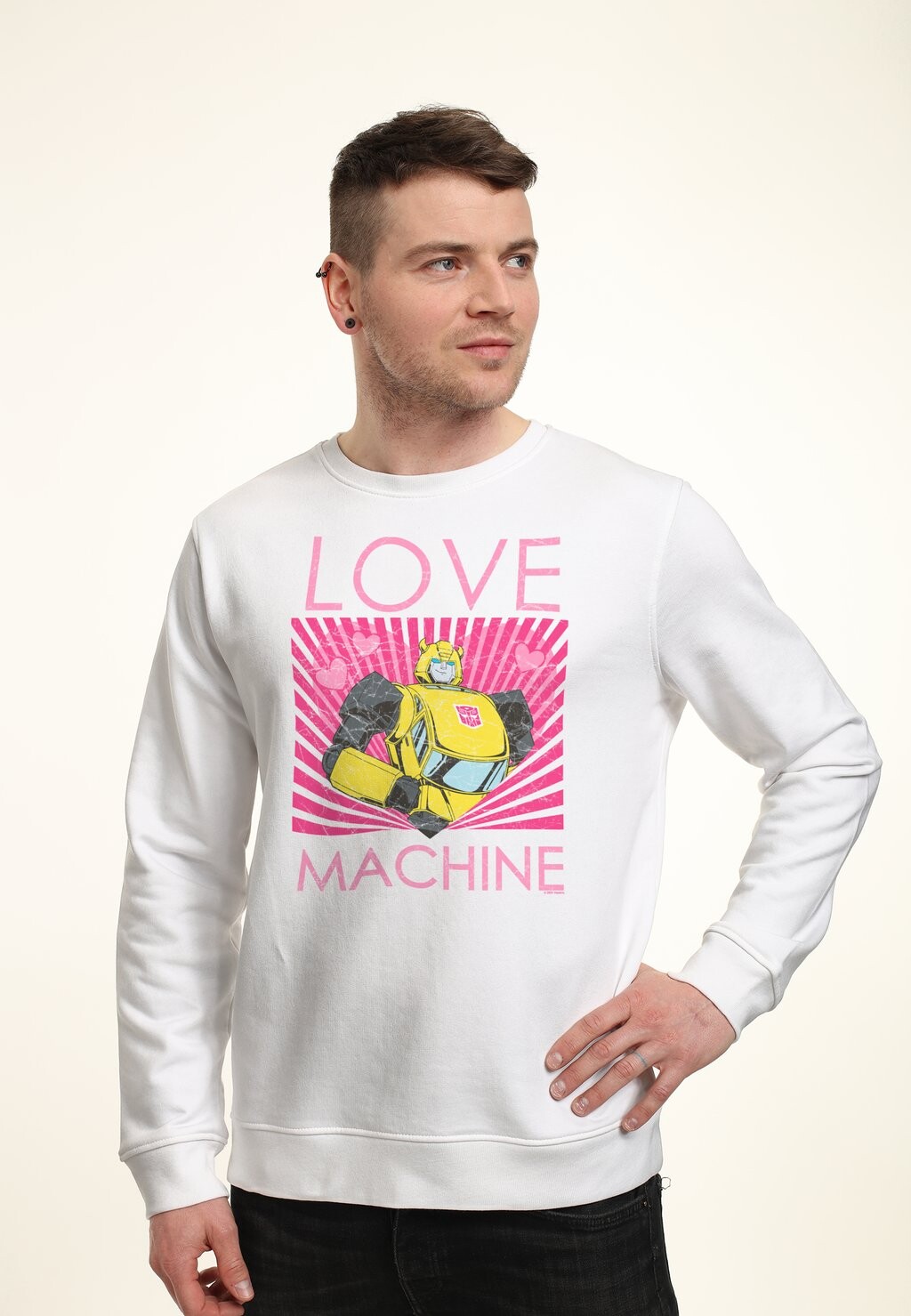 

Толстовка VALENTINE'S DAY TRANSFORMERS LOVE MACHINE Henry Tiger, белый